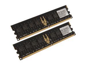 GeIL Black Dragon 2GB (2 x 1GB) 240 Pin DDR2 SDRAM DDR2 1066 (PC2 8500) Dual Channel Kit Desktop Memory Model GB22GB8500C5DC