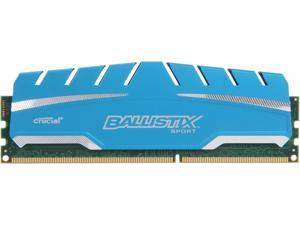 Crucial Ballistix Sport XT 16GB (2 x 8GB) 240 Pin DDR3 SDRAM DDR3 1600 (PC3 12800) Desktop Memory Model BLS2K8G3D169DS3