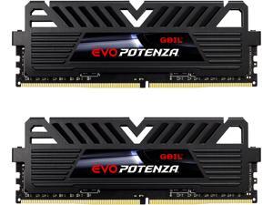GeIL EVO POTENZA 16GB (2 x 8GB) 288-Pin DDR4 SDRAM DDR4 2400 (PC4 19200) Desktop Memory Model GPB416GB2400C16DC