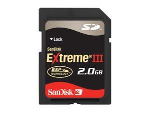   Extreme III 2GB Secure Digital (SD) Flash Card Model SDSDX3 2048 901