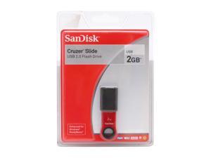 SanDisk CRUZER SLIDE 2GB Flash Drive (USB2.0 Portable) Model SDCZ122048A11A