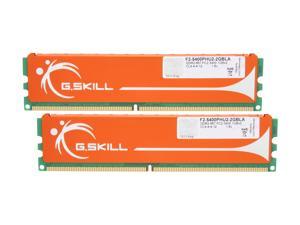 G.SKILL 2GB (2 x 1GB) 240 Pin DDR2 SDRAM DDR2 667 (PC2 5400) Dual Channel Kit Desktop Memory Model F2 5400PHU2 2GBLA