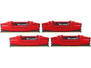 G.SKILL Ripjaws V Series 16GB (4 x 4GB) 288-Pin DDR4 SDRAM DDR4 3000 (PC4 24000) Intel Z170 Platform / Intel X99 Platform Desktop Memory Model F4-3000C15Q-16GVR