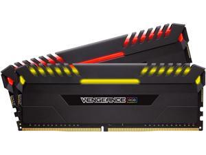 CORSAIR Vengeance RGB 32GB (2 x 16GB) 288-Pin DDR4 SDRAM DDR4 3200 (PC4 25600) Desktop Memory for Intel 100/200 Model CMR32GX4M2C3200C16