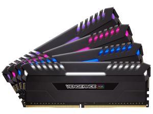 CORSAIR Vengeance RGB 64GB (4 x 16GB) 288-Pin DDR4 SDRAM DDR4 3200 (PC4 25600) Desktop Memory Model CMR64GX4M4C3200C16