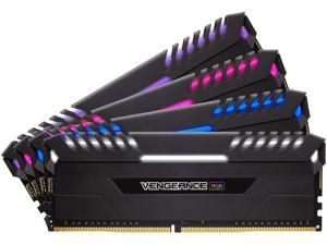 CORSAIR Vengeance RGB 32GB (4 x 8GB) 288-Pin DDR4 SDRAM DDR4 3200 (PC4 25600) Desktop Memory Model CMR32GX4M4D3200C16
