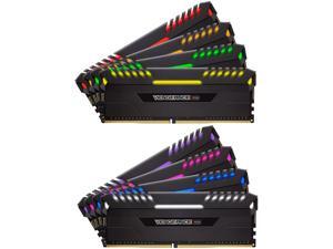 CORSAIR Vengeance RGB 64GB (8 x 8GB) 288-Pin DDR4 SDRAM DDR4 2933 (PC4 23400) Desktop Memory Model CMR64GX4M8Z2933C16
