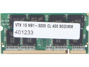 Visiontek 1GB 200-Pin DDR SO-DIMM DDR 400 (PC 3200) Laptop Memory Model 900644