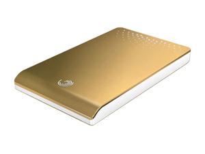 Open Box Seagate FreeAgent Go 320GB USB 2.0 2.5" External Hard Drive ST903203FKA2E1 RK Champagne Gold