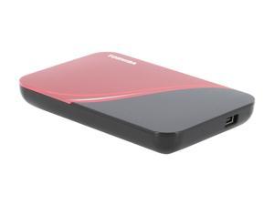   640GB USB 2.0 Rocket Red Portable External Hard Drive HDDR640E04XR