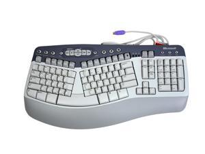    Microsoft K50 00100 Gray & White 102 Normal Keys 17 