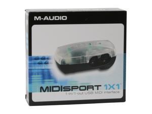    M AUDIO MIDISPORT 1x1 1 In 1 Out USB Bus Powered MIDI 