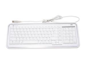   rocks KR 6130M White 104 Normal Keys USB Slim Mac X SLIM Keyboard