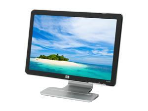 HP w1907 Black Silver 19 5ms Widescreen LCD Monitor Built in Speakers