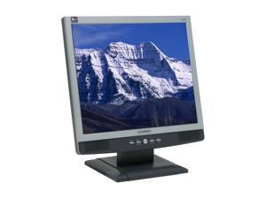   Black Silver 17 8ms LCD Monitor 300 cd/m2 7001 Built in Speakers