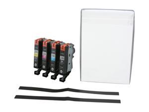 Canon CLI 226 BK,C,M,Y w/PP 201 Ink Tank Combo Pack 4 Colors