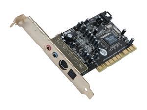   Channels 24 bit 96KHz PCI Interface Low Profile Sound Card