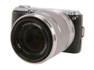 Sony Alpha NEX C3K/B Black 16MP Compact Interchangeable Digital Camera with 18 55mm Zoom Lens