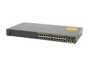 WS C2960 24TC L Switch 10/100Mbps Ports + 1000Mbps Uplinks 24 Ethernet 