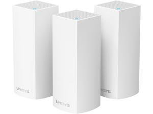 Linksys Velop Wireless Whole Home Wi-Fi AC6600 Tri-band Mesh System 3-pack WHW0303 (Coverage Up to 6000 sq. ft), Works with Amazon Alexa