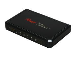 Rosewill RC 409X 10/100/1000Mbps 5 Port Desktop Green Power Saving Switch/ Plastic shell 5 x RJ45 1K MAC Address Table 832Kbits Buffer Memory