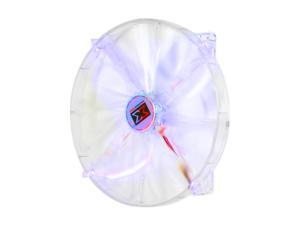 XIGMATEK LED Fan Crystal series CLF F2005 200mm Purple LED Case Fan Molex Adapter/extender included