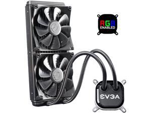 EVGA CLC 280 Liquid / Water CPU Cooler, 400-HY-CL28-V1, 280mm Radiator, RGB LED with EVGA Flow Control Software