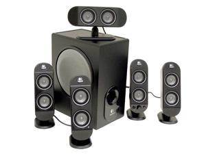    Logitech X 530 70 watts RMS 5.1 Black Speaker System 