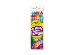   Crayola Twistables Erasable Colored Pencils, 12 Assorted Colors/pack