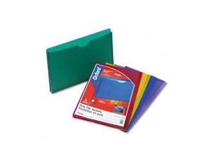 Pendaflex                                Expanding File Jackets, Legal, Poly, Blue/Green/Purple/Red/Yellow, 5/Pack