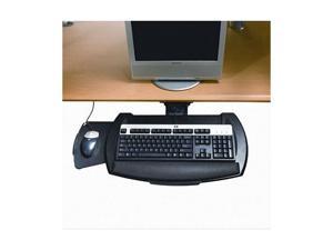  HON Articulating Keyboard Platform with Mouse Tray, 21 x 10 1/2, Black