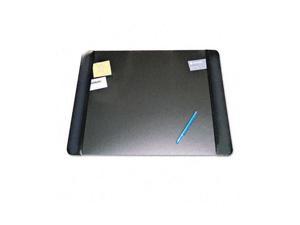 Artistic Executive Desk Pad with Leather Like Side Panels, 24 x 19, Black