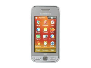     Samsung Star S5233W Silver Unlocked GSM Phone with 3 Touch Screen