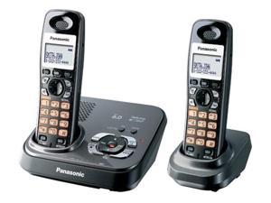 Panasonic KX TG9332T 1.9 GHz Digital DECT 6.0 2X Handsets DECT 6.0 Expandable Digital Cordless Phone 2 Handsets