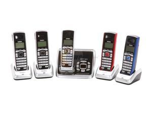   DECT 6.0 5X Handsets Cordless Phone Integrated Answering Machine