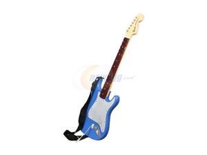 MadCatz Wii Rock Band 3 Wireless Fender  Stratocaster Guitar   Blue
