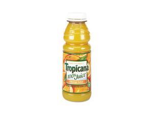    Tropicana 100% Juice, Orange, 10 oz Plastic Bottle, 24 