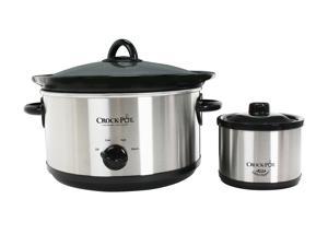 CROCK POT SCR503 UM Stainless Steel 5 Qt. Slow Cooker