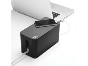 Bluelounge CBM-BL Cablebox Mini with Powersurge - Black