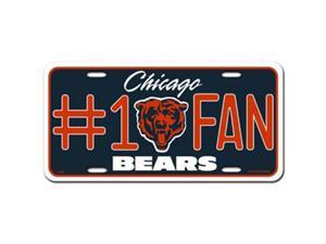 Chicago Bears Official NFL License Plate by Rico Industries 308612