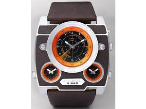    Diesel Dashboard Leather Mens Watch DZ1242