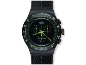   com   Swatch Irony Chrono Green in Dark Black Dial Mens watch #YOB100