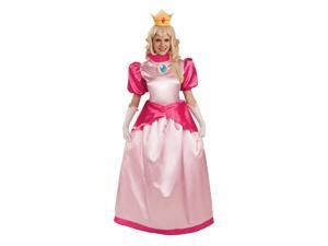Girls Deluxe Super Mario Princess Peach Costume