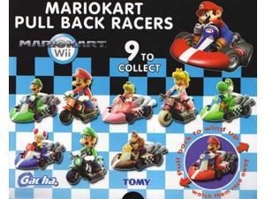   Super Mario Brothers Mario Kart Pull Back Racers Set of 9