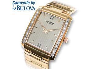   Bulova Caravelle Watch   Caravelle Diamond Date Mens Watches 45E000