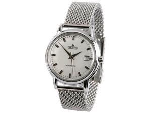   com   Aristo 4H101SMIL Silver AristoCrat Mesh Bracelet Automatic Watch