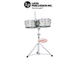 Latin Percussion Tito Puente Timbales 12 13 Stainless Steel LP255 S