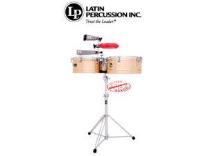 Latin Percussion Prestige Series Thunder Timbales 15 16 Bronze LP1516 