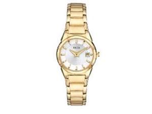    Bulova Gold Tone Bracelet Womens Watch #97M103