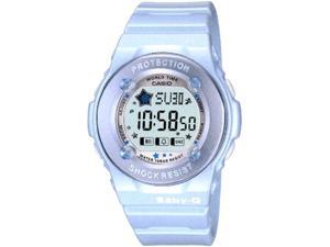 Casio Women's Baby G BG1300PP 2 Blue Resin Quartz Watch with Blue Dial